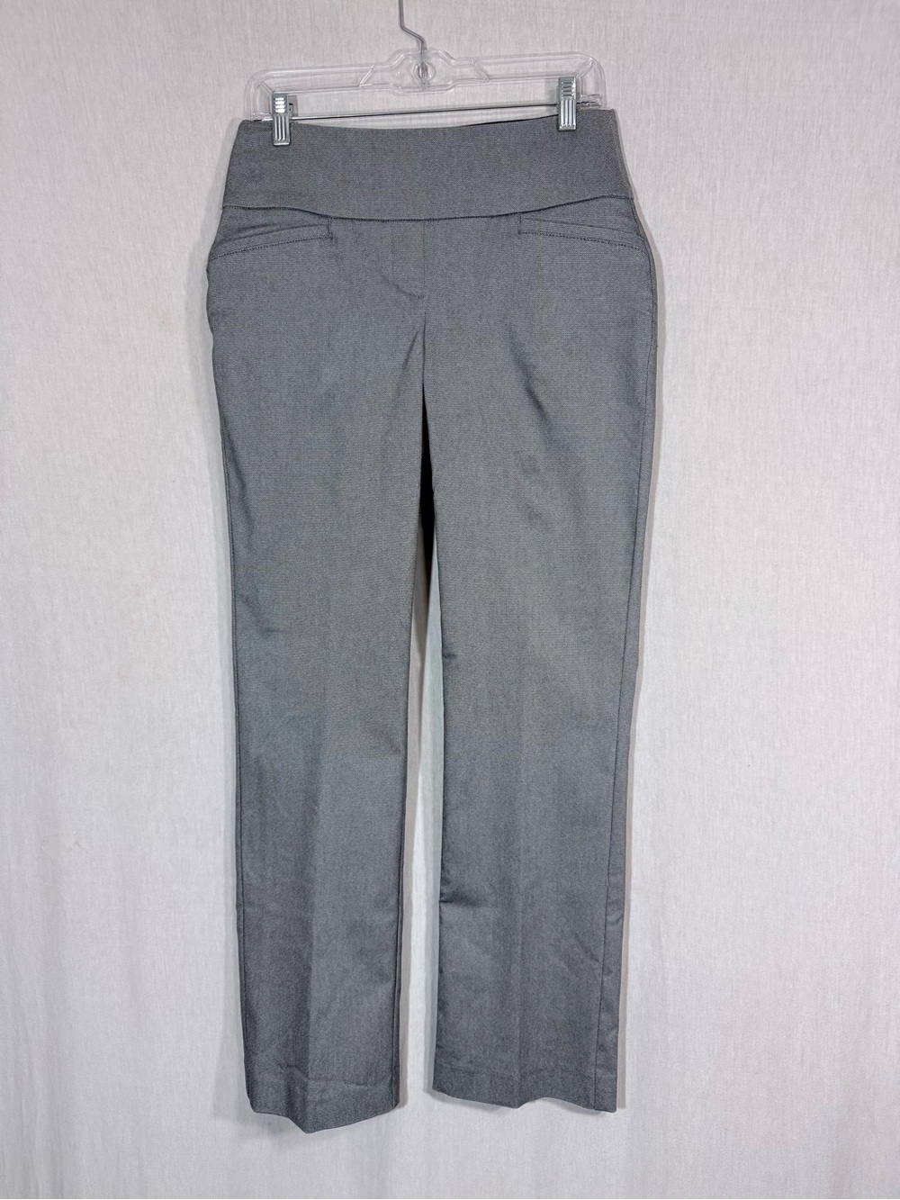 Nine West size M Women's Gray stretch Pull-On Dress Pants